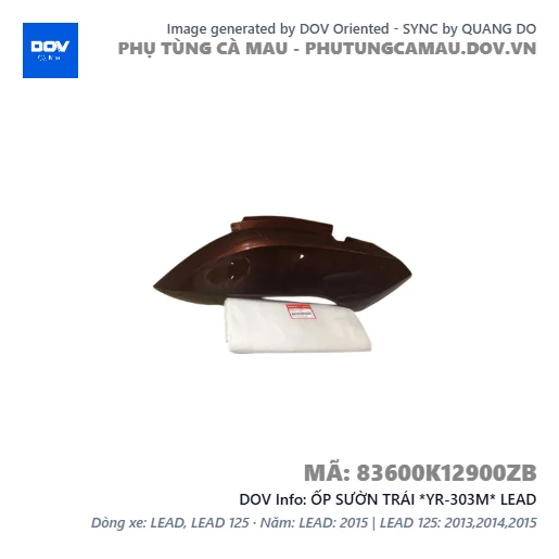 ỐP SƯỜN TRÁI *YR-303M* LEAD — 83600K12900ZB