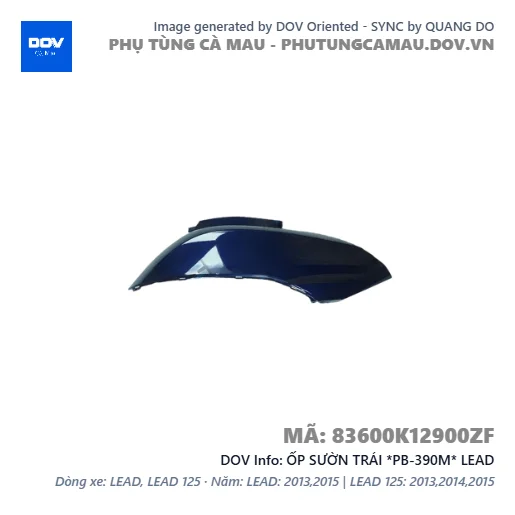 ỐP SƯỜN TRÁI *PB-390M* LEAD — 83600K12900ZF