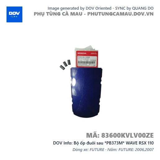 Bộ ốp đuôi sau *PB373M* WAVE RSX 110 — 83600KVLV00ZE