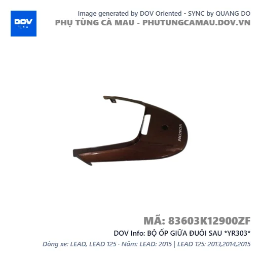 BỘ ỐP GIỮA ĐUÔI SAU *YR303*  — 83603K12900ZF