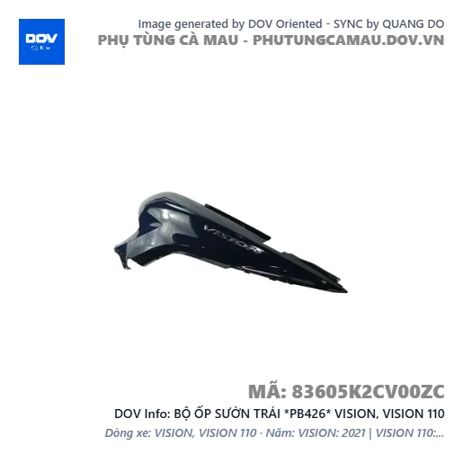BỘ ỐP SƯỜN TRÁI *PB426* VISION, VISION 110 — 83605K2CV00ZC