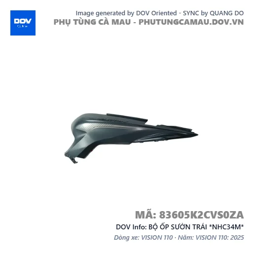 BỘ ỐP SƯỜN TRÁI *NHC34M*  — 83605K2CVS0ZA