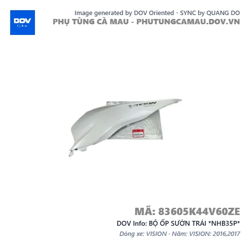 BỘ ỐP SƯỜN TRÁI *NHB35P*  — 83605K44V60ZE