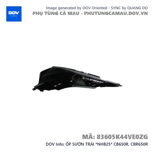 ỐP SƯỜN TRÁI *NHB25* CB650R, CBR650R — 83605K44VE0ZG