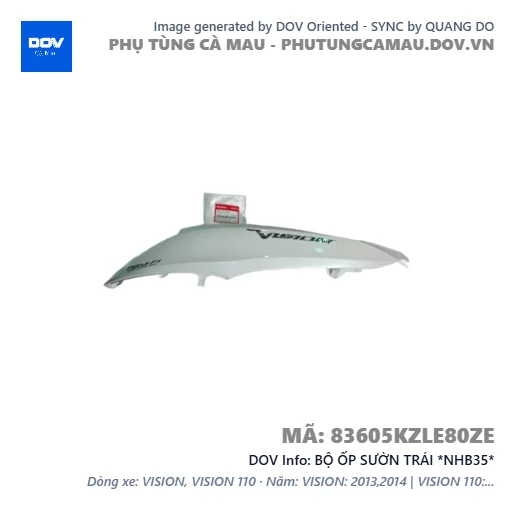 BỘ ỐP SƯỜN TRÁI *NHB35*  — 83605KZLE80ZE