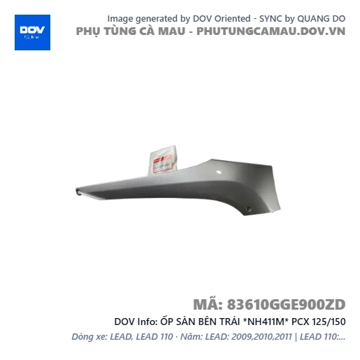 ỐP SÀN BÊN TRÁI *NH411M* PCX 125/150 — 83610GGE900ZD