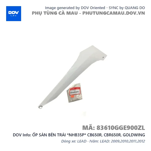 ỐP SÀN BÊN TRÁI *NHB35P* CB650R, CBR650R, GOLDWING — 83610GGE900ZL