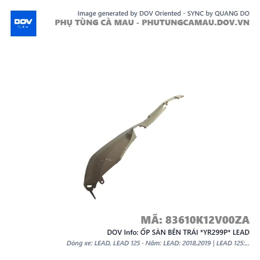 ỐP SÀN BÊN TRÁI *YR299P* LEAD — 83610K12V00ZA