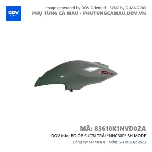 BỘ ỐP SƯỜN TRÁI *NHC60P* SH MODE — 83610K1NVD0ZA