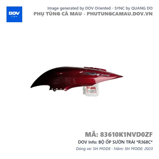 BỘ ỐP SƯỜN TRÁI *R368C*  — 83610K1NVD0ZF