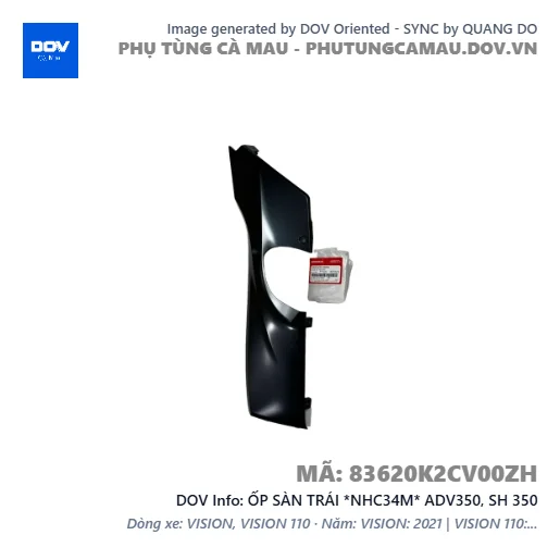 ỐP SÀN TRÁI *NHC34M* ADV350, SH 350 — 83620K2CV00ZH