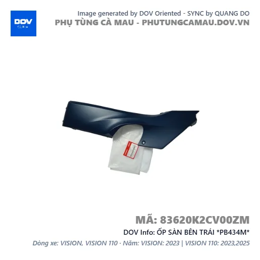 ỐP SÀN BÊN TRÁI *PB434M* — 83620K2CV00ZM