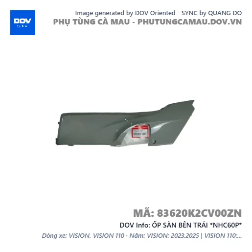 ỐP SÀN BÊN TRÁI *NHC60P* — 83620K2CV00ZN