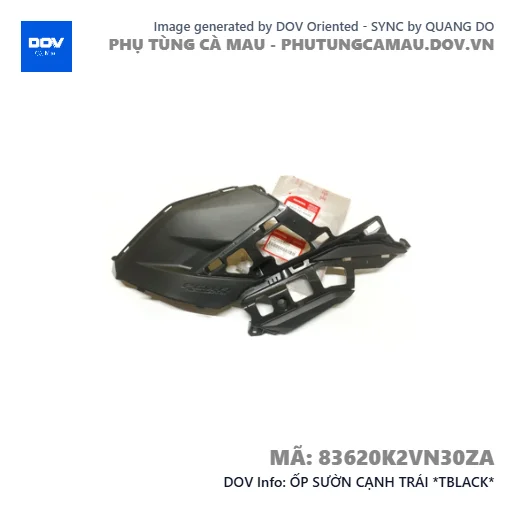 ỐP SƯỜN CẠNH TRÁI *TBLACK*  — 83620K2VN30ZA