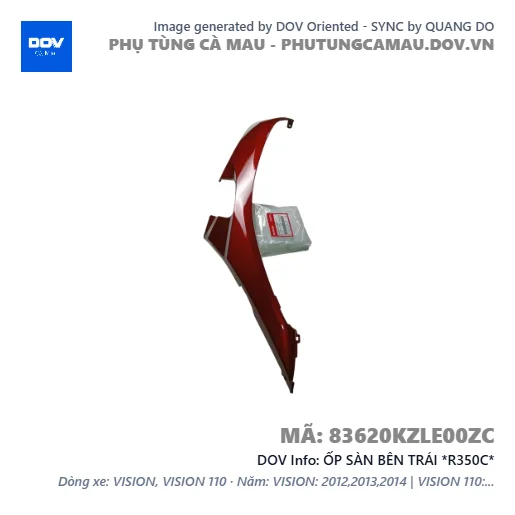 ỐP SÀN BÊN TRÁI *R350C*  — 83620KZLE00ZC