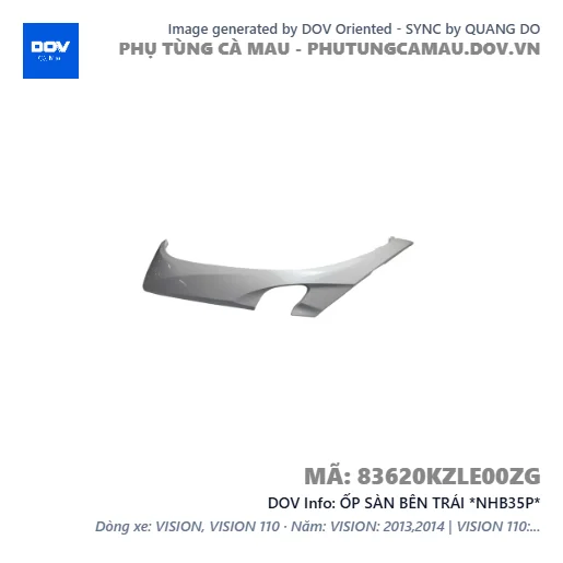ỐP SÀN BÊN TRÁI *NHB35P* — 83620KZLE00ZG