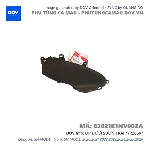 ỐP DƯỚI SƯỜN TRÁI *YR286R*  — 83621K1NV00ZA