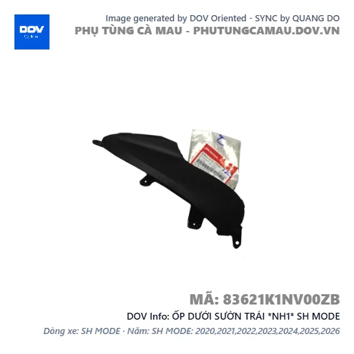 ỐP DƯỚI SƯỜN TRÁI *NH1* SH MODE — 83621K1NV00ZB
