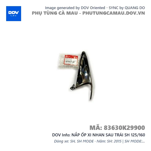 NẮP ỐP XI NHAN SAU TRÁI SH 125/160 — 83630K29900