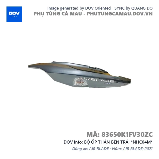 BỘ ỐP THÂN BÊN TRÁI *NHC04M*  — 83650K1FV30ZC