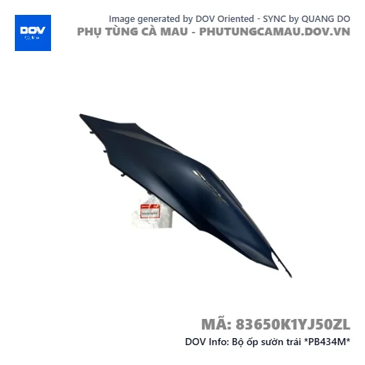 Bộ ốp sườn trái *PB434M*  — 83650K1YJ50ZL