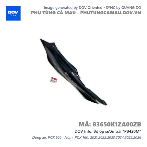 Bộ ốp sườn trái *PB420M*  — 83650K1ZA00ZB