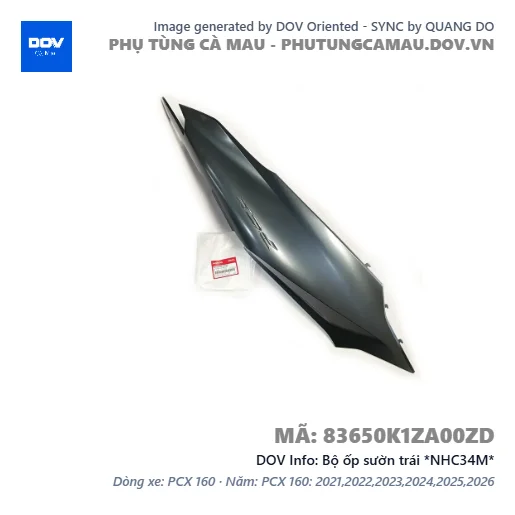 Bộ ốp sườn trái *NHC34M*  — 83650K1ZA00ZD