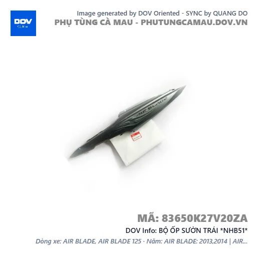 BỘ ỐP SƯỜN TRÁI *NHB51*  — 83650K27V20ZA
