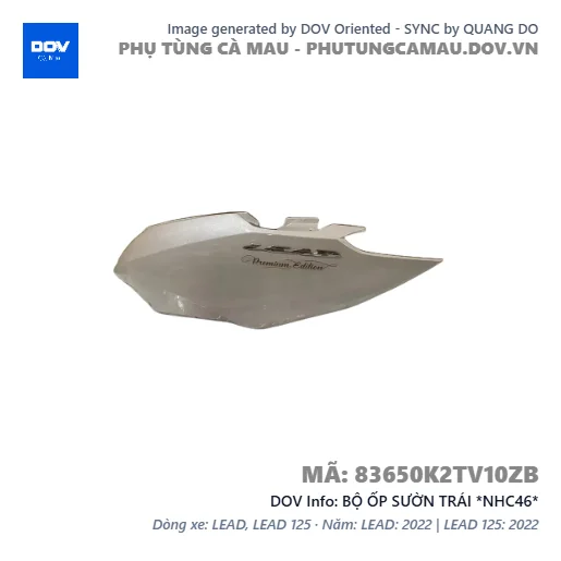 BỘ ỐP SƯỜN TRÁI *NHC46*  — 83650K2TV10ZB