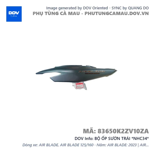 BỘ ỐP SƯỜN TRÁI *NHC34*  — 83650K2ZV10ZA