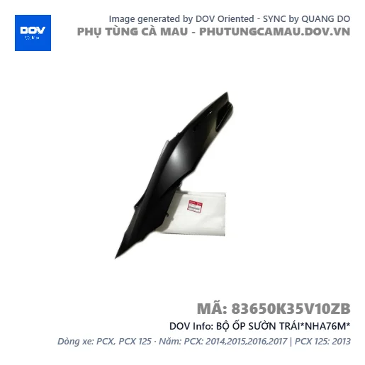 BỘ ỐP SƯỜN TRÁI*NHA76M*  — 83650K35V10ZB