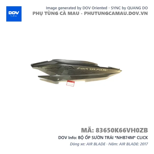 BỘ ỐP SƯỜN TRÁI *NHB74M* CLICK — 83650K66VH0ZB