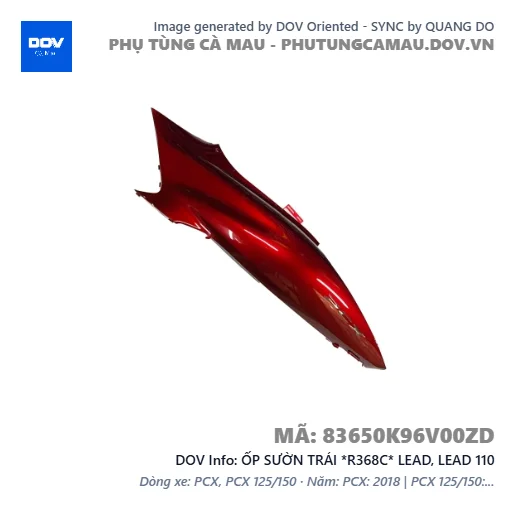 ỐP SƯỜN TRÁI *R368C* LEAD, LEAD 110 — 83650K96V00ZD