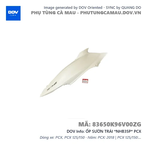 ỐP SƯỜN TRÁI *NHB35P* PCX — 83650K96V00ZG