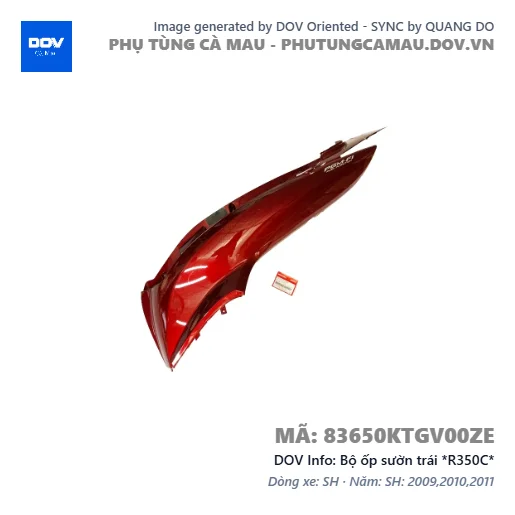 Bộ ốp sườn trái *R350C*  — 83650KTGV00ZE