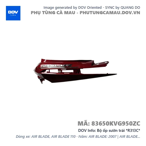 Bộ ốp sườn trái *R313C*  — 83650KVG950ZC