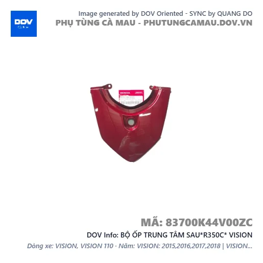 BỘ ỐP TRUNG TÂM SAU*R350C* VISION — 83700K44V00ZC