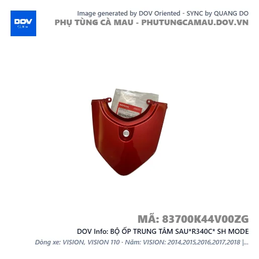 BỘ ỐP TRUNG TÂM SAU*R340C* SH MODE — 83700K44V00ZG