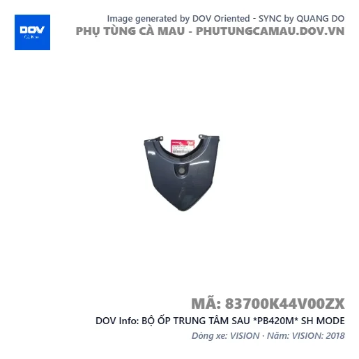 BỘ ỐP TRUNG TÂM SAU *PB420M* SH MODE — 83700K44V00ZX
