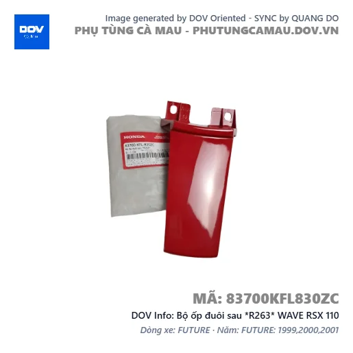 Bộ ốp đuôi sau *R263* WAVE RSX 110 — 83700KFL830ZC