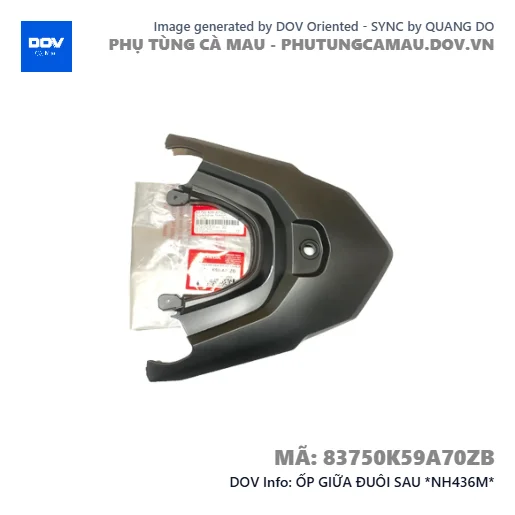 ỐP GIỮA ĐUÔI SAU *NH436M*  — 83750K59A70ZB