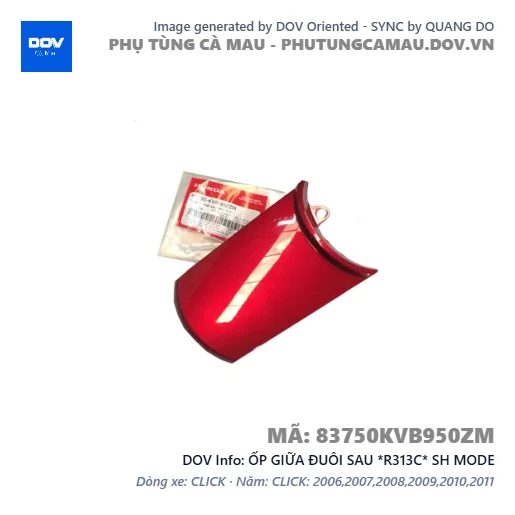 ỐP GIỮA ĐUÔI SAU *R313C* SH MODE — 83750KVB950ZM