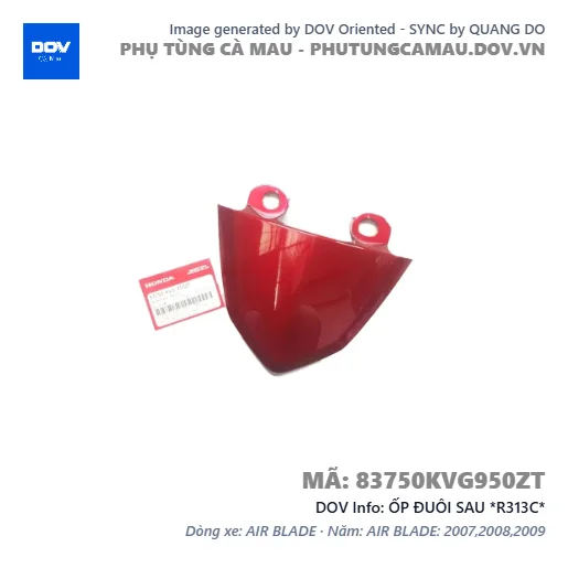 ỐP ĐUÔI SAU *R313C* — 83750KVG950ZT