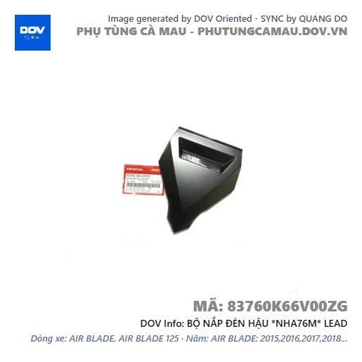 BỘ NẮP ĐÈN HẬU *NHA76M* LEAD — 83760K66V00ZG
