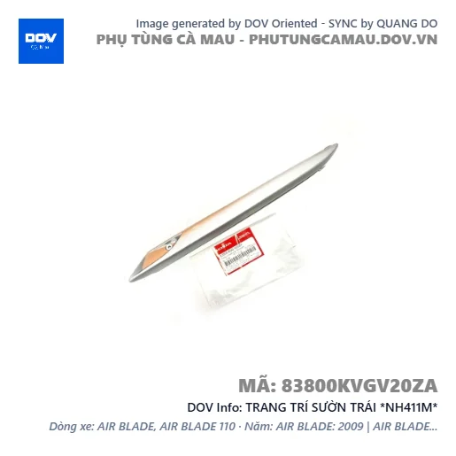 TRANG TRÍ SƯỜN TRÁI *NH411M*  — 83800KVGV20ZA