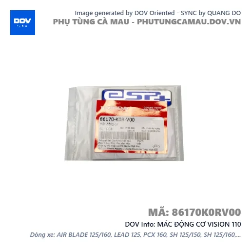MÁC ĐỘNG CƠ VISION 110 — 86170K0RV00