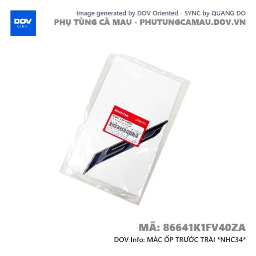 MÁC ỐP TRƯỚC TRÁI *NHC34*  — 86641K1FV40ZA