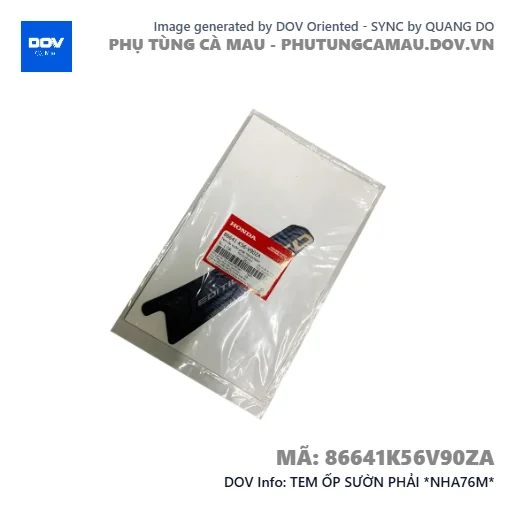 TEM ỐP SƯỜN PHẢI *NHA76M*  — 86641K56V90ZA