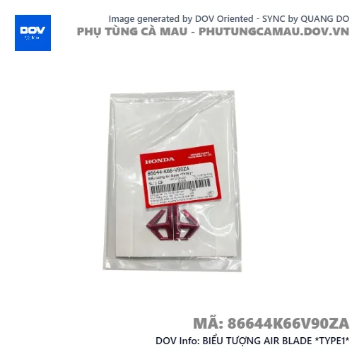BIỂU TƯỢNG AIR BLADE *TYPE1*  — 86644K66V90ZA