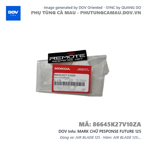 MARK CHỮ PESPONSE FUTURE 125 — 86645K27V10ZA